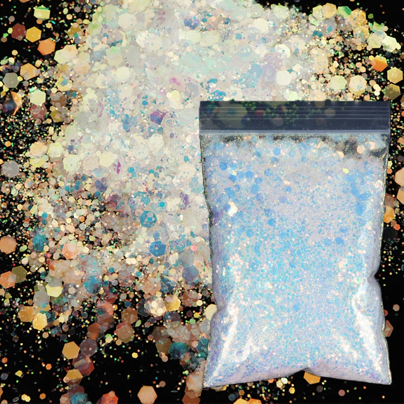 50g Resin Filling Iridescent Glitter Bulk Mermaid Sequin Filler For Epoxy Resin UV Silicone Mold Crystal Crafts DIY Nail Art
50g Resin Filling Iridescent Glitter Bulk Mermaid Sequin Filler For Epoxy Resin UV Silicone Mold Crystal Crafts DIY Nail Art