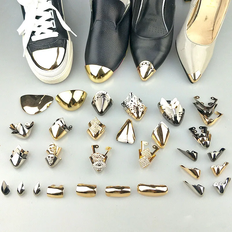 10 Pairs Pointed Toe Cap Protective Cover High Heel Repair Accessories Kick-resistant Baotou Toe Cap Removable Metal Head
10 Pairs Pointed Toe Cap Protective Cover High Heel Repair Accessories Kick-resistant Baotou Toe Cap Removable Metal Head