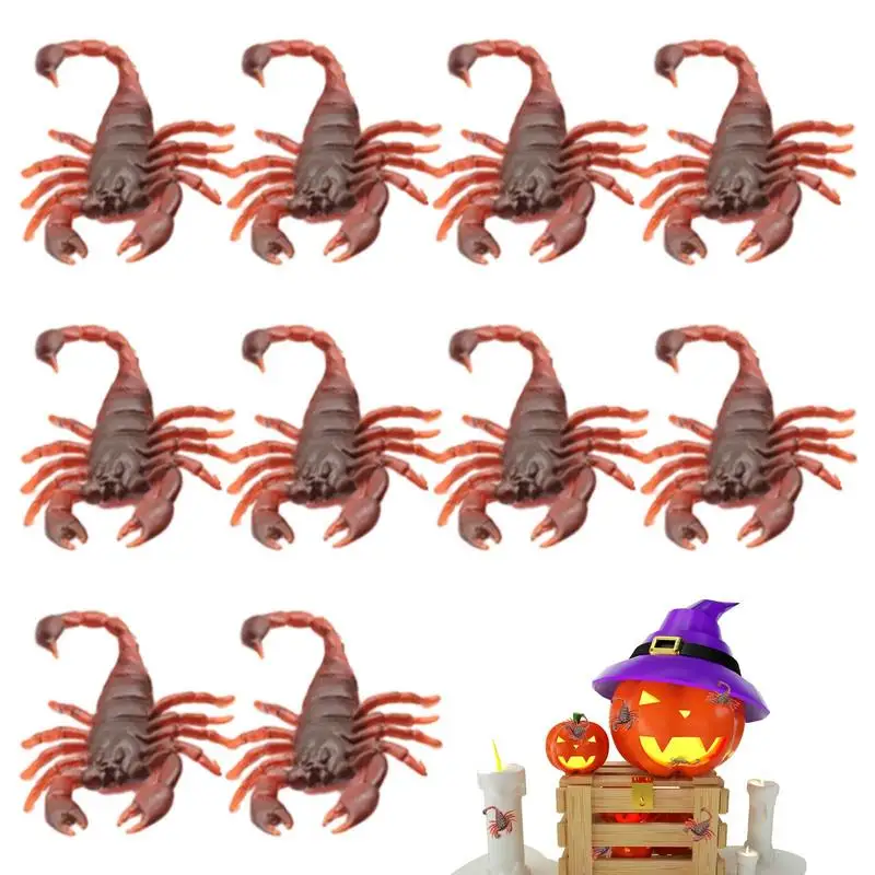 

Cockroach Prank Toy 10 Pcs Joke Toys Simulation Centipede Tricky Spoof Toy Halloween Scorpion Prank Toy Fake Roaches Prank Toys