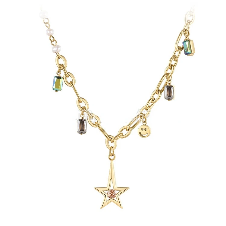 Ожерелье с подвеской в виде пентаграммы из титановой стали, 14 к
Ожерелье с подвеской в виде пентаграммы из титановой стали, 14 к