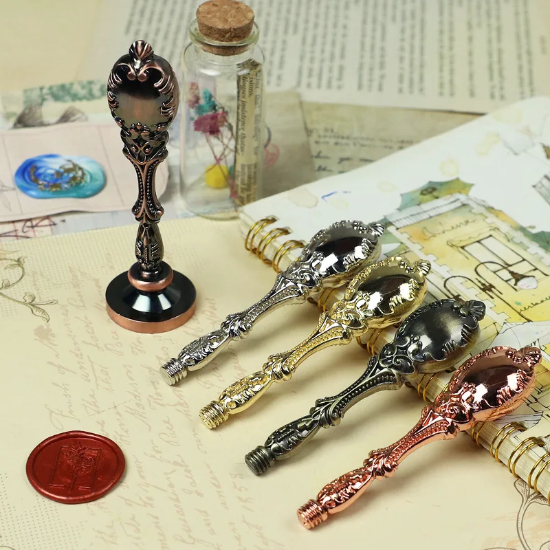 Metal Stamp Handle Sealing Wax DIY Craft Tool Vintage Scepter Journal Sealing Stamp Accessories Handle Wedding Supplies
Metal Stamp Handle Sealing Wax DIY Craft Tool Vintage Scepter Journal Sealing Stamp Accessories Handle Wedding Supplies