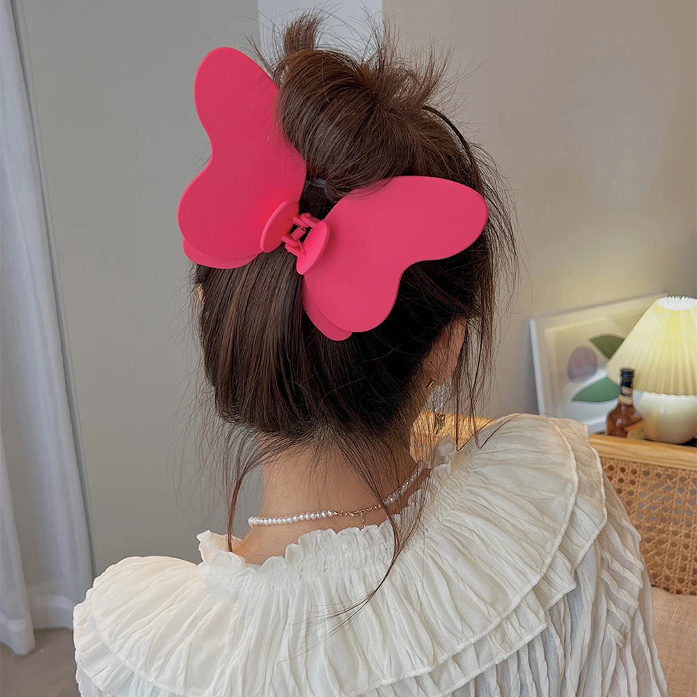 2022 New Women Extra Large Butterfly Hair Claw Clip Girls Solid Color Hairpins Claws Clips Headwear Kid Fashion Hair Accessories
2022 New Women Extra Large Butterfly Hair Claw Clip Girls Solid Color Hairpins Claws Clips Headwear Kid Fashion Hair Accessories