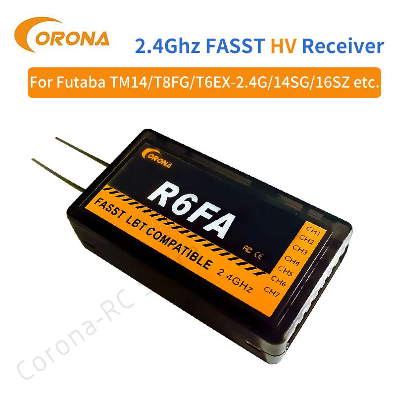 Corona R6FA 2.4Ghz FUTABA FASST Compatible Receiver 10C 12FG 14SG 16SZ 16SG 18SZ For RCModel Airplane
Corona R6FA 2.4Ghz FUTABA FASST Compatible Receiver 10C 12FG 14SG 16SZ 16SG 18SZ For RCModel Airplane