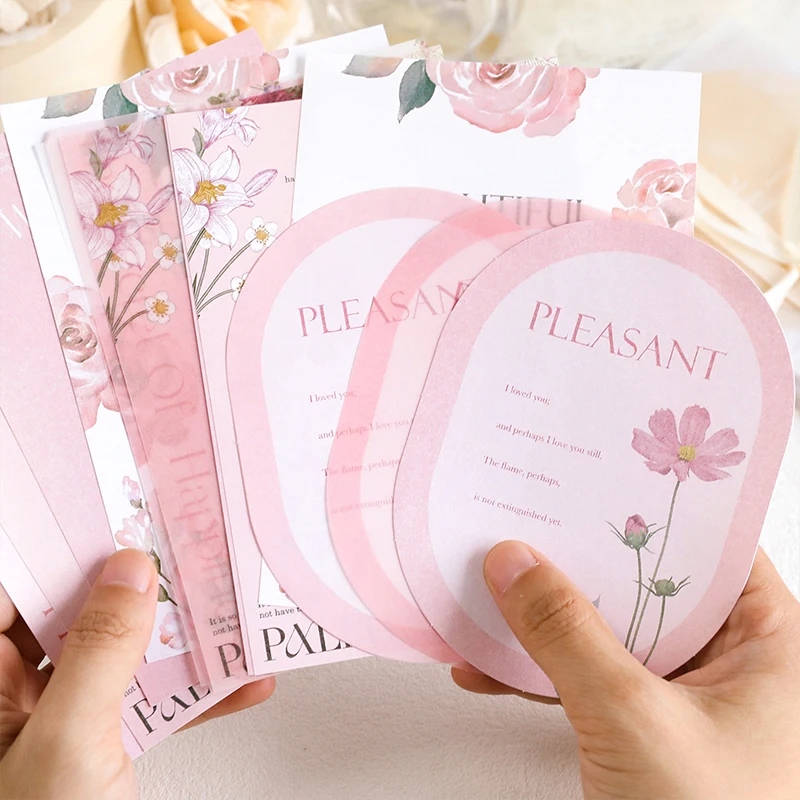 15 Pcs Vintage Botanical Flower Series Multi-material Material Paper Scrapbooking Handbook DIY Stationery Collage Craft Supplies 
15 Pcs Vintage Botanical Flower Series Multi-material Material Paper Scrapbooking Handbook DIY Stationery Collage Craft Supplies