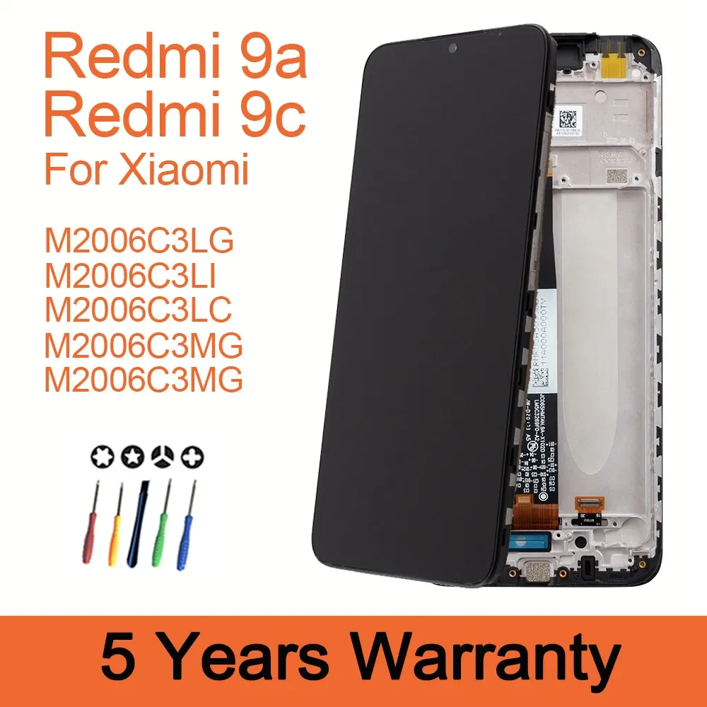 Lcd Display For Xiaomi Redmi 9A 9C NFC 9i 10A Touch Screen Assembly Display M2006C3LC M2004C3L
Lcd Display For Xiaomi Redmi 9A 9C NFC 9i 10A Touch Screen Assembly Display M2006C3LC M2004C3L