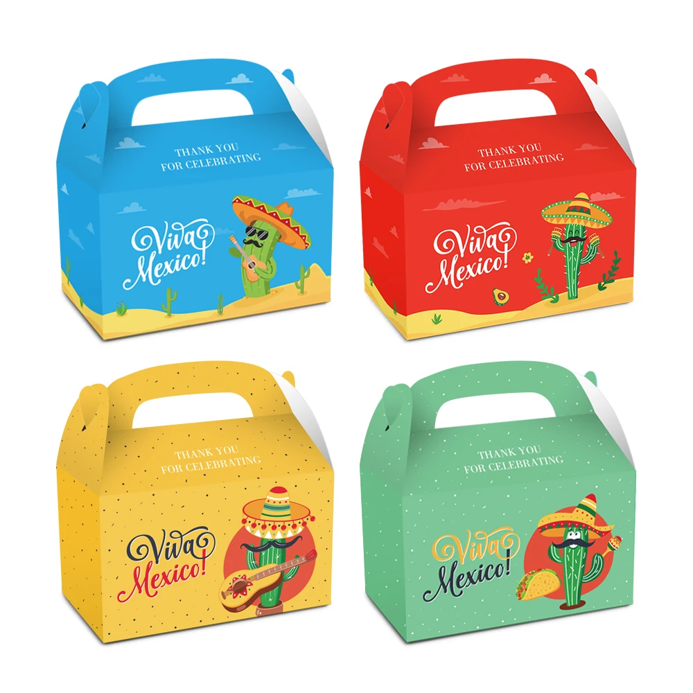 DD017 4Pcs Summer Mexico Tropical Cactus Birthday Party Candy Packing Gift Bag Portable Favor Boxes for Baby Shower Party Decors
DD017 4Pcs Summer Mexico Tropical Cactus Birthday Party Candy Packing Gift Bag Portable Favor Boxes for Baby Shower Party Decors