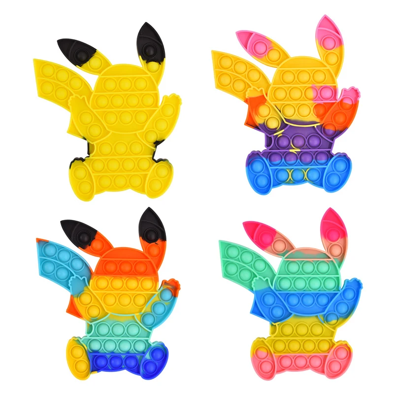 Fashion Second Generation Pikachu Pop It Fidget Toys Decompression Anti-Stress Relieve Autism Squishy Squeeze Toy for Kids Gifts
Fashion Second Generation Pikachu Pop It Fidget Toys Decompression Anti-Stress Relieve Autism Squishy Squeeze Toy for Kids Gifts
