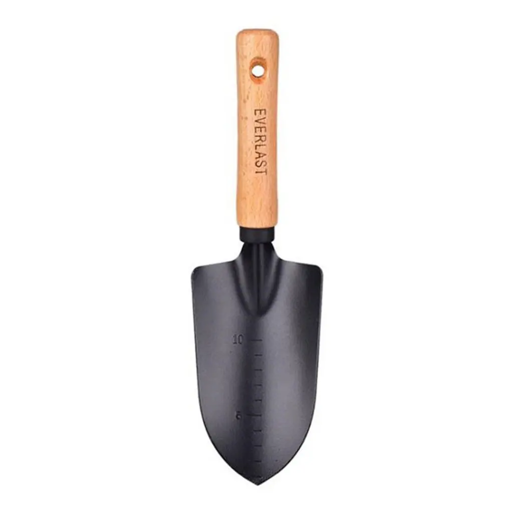 

Железная садовая лопата, садовый ручной инструмент с деревянной ручкой для посадки цветов