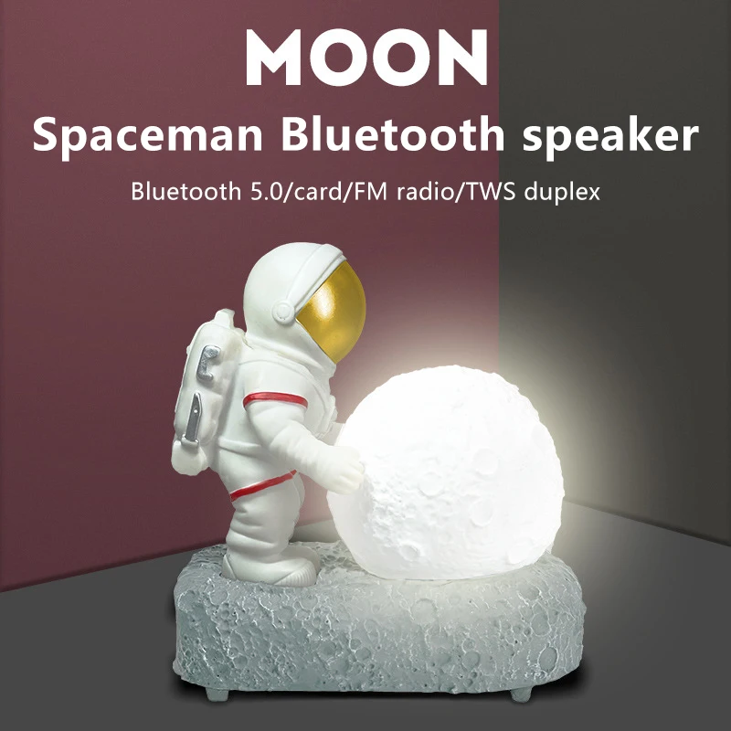 UTHAI Astronaut Bluetooth Speaker Portable Creative Birthday Gift Nightlight Astronaut Series Speaker Nightlight Speaker
UTHAI Astronaut Bluetooth Speaker Portable Creative Birthday Gift Nightlight Astronaut Series Speaker Nightlight Speaker