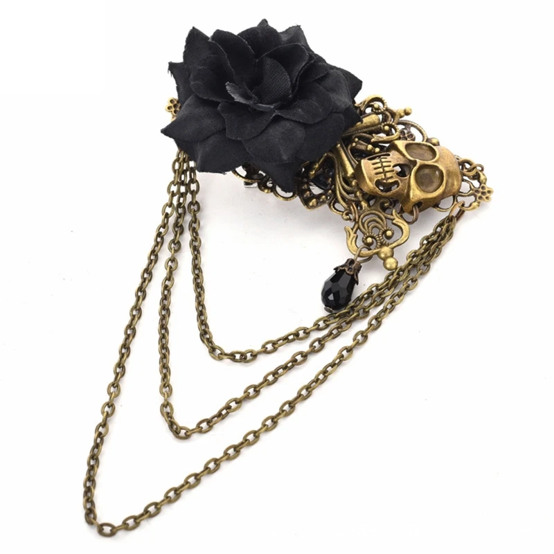 Hair Clips for Girl Hair Styling Novelty Skeleton Rose Shape Hairclips Chest Pins Plastic Hair Barrettes for Women
Hair Clips for Girl Hair Styling Novelty Skeleton Rose Shape Hairclips Chest Pins Plastic Hair Barrettes for Women