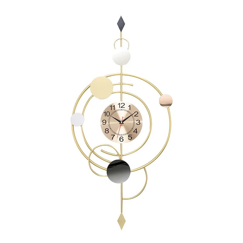 Metal Fashion Atmosphere Mute Quartz Clock Home European Light Luxury Art Wall Large Clock Living Room Creative Decoration
Metal Fashion Atmosphere Mute Quartz Clock Home European Light Luxury Art Wall Large Clock Living Room Creative Decoration