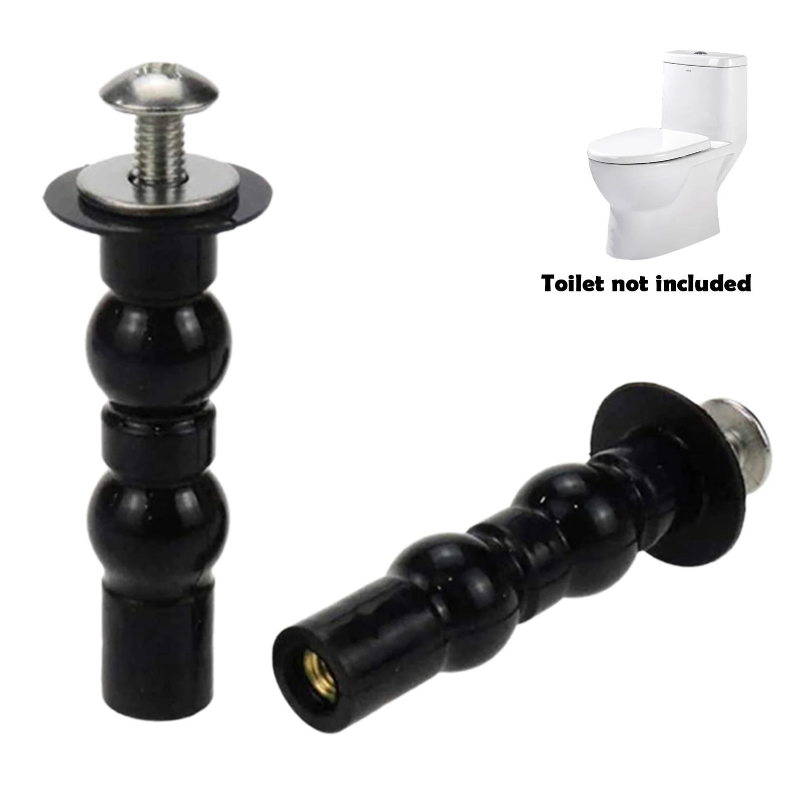 2pcs Top Mount Bathroom For Washroom Hardware Replacement Universal Toilet Seat Bolts Fitting Repair Tools Easy Installation
2pcs Top Mount Bathroom For Washroom Hardware Replacement Universal Toilet Seat Bolts Fitting Repair Tools Easy Installation