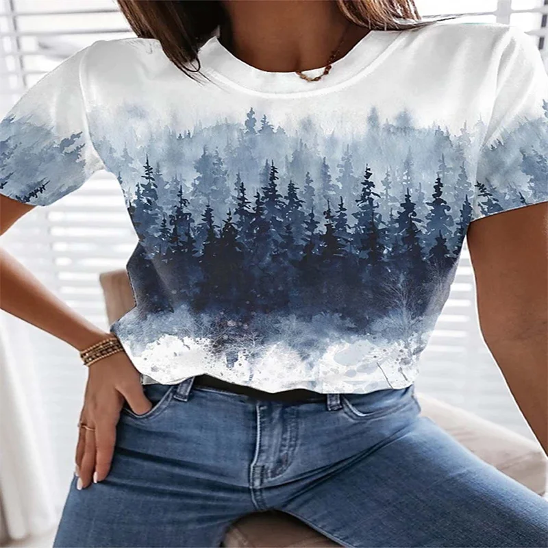 Summer Fashion Casual Loose Short Sleeve T-Shirt 3D T-Shirt Seaside Harajuku Print Short Sleeve T-Shirt
Summer Fashion Casual Loose Short Sleeve T-Shirt 3D T-Shirt Seaside Harajuku Print Short Sleeve T-Shirt