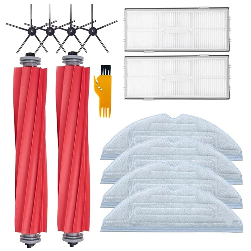 Main Brush Heap Filter Mop Pads for Roborock S7 S70 S7Max T7S T7S Plus Robot Vacuum Cleaner Spare Parts Set of 13
Main Brush Heap Filter Mop Pads for Roborock S7 S70 S7Max T7S T7S Plus Robot Vacuum Cleaner Spare Parts Set of 13