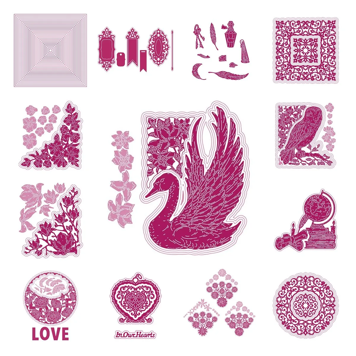 Exquisite Pattern Series Metal Cutting Die DIY Molds Scrapbooking Paper Making Cuts Crafts Template Handmade Decoration
Exquisite Pattern Series Metal Cutting Die DIY Molds Scrapbooking Paper Making Cuts Crafts Template Handmade Decoration