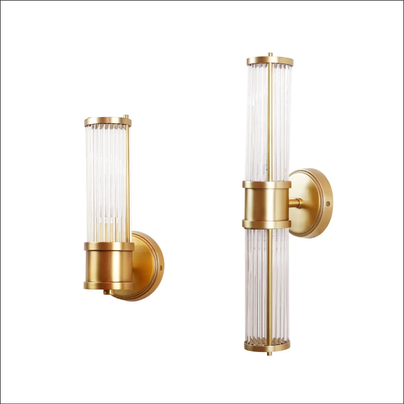 Luxury Copper Bathroom Mirror Wall Lamp Up and Down Glass Shade Bedroom Bedside Light indoor Gold Fitting wall sconces 110-240V
Luxury Copper Bathroom Mirror Wall Lamp Up and Down Glass Shade Bedroom Bedside Light indoor Gold Fitting wall sconces 110-240V