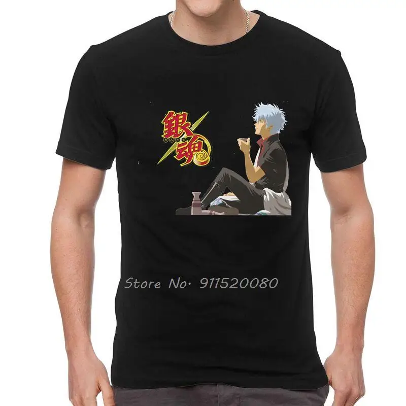 Gintama Gintoki Sakata T Shirt Men's Cotton Print T-shirts Novelty Tshirt Japan Anime Manga Tee Tops Harajuku Streetwear
Gintama Gintoki Sakata T Shirt Men's Cotton Print T-shirts Novelty Tshirt Japan Anime Manga Tee Tops Harajuku Streetwear