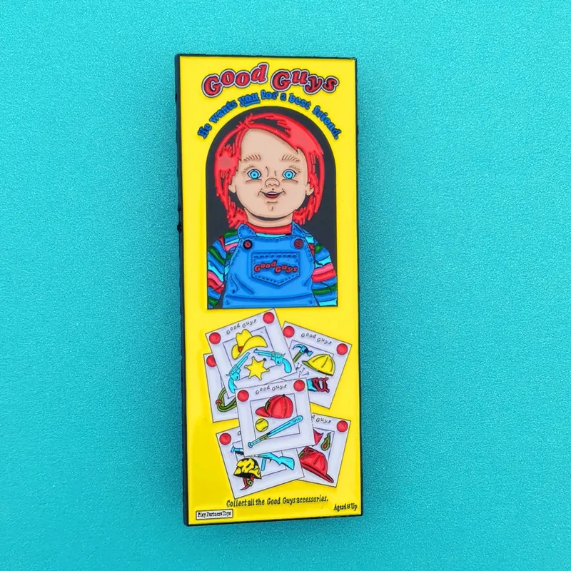 Prop Box Enamel Pin Children's Game Horror Movie Fashionable Creative Cartoon Brooch Lovely Enamel Badge Clothing Accessories
Prop Box Enamel Pin Children's Game Horror Movie Fashionable Creative Cartoon Brooch Lovely Enamel Badge Clothing Accessories