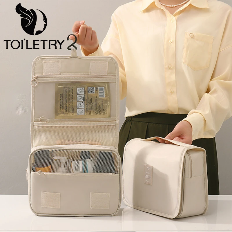 Toiletry Make Up Bags Solid Color Korean Foldable Cosmetic Bags Travel PVC Waterproof Large Capacity Toiletries Hangbag Storage
Toiletry Make Up Bags Solid Color Korean Foldable Cosmetic Bags Travel PVC Waterproof Large Capacity Toiletries Hangbag Storage