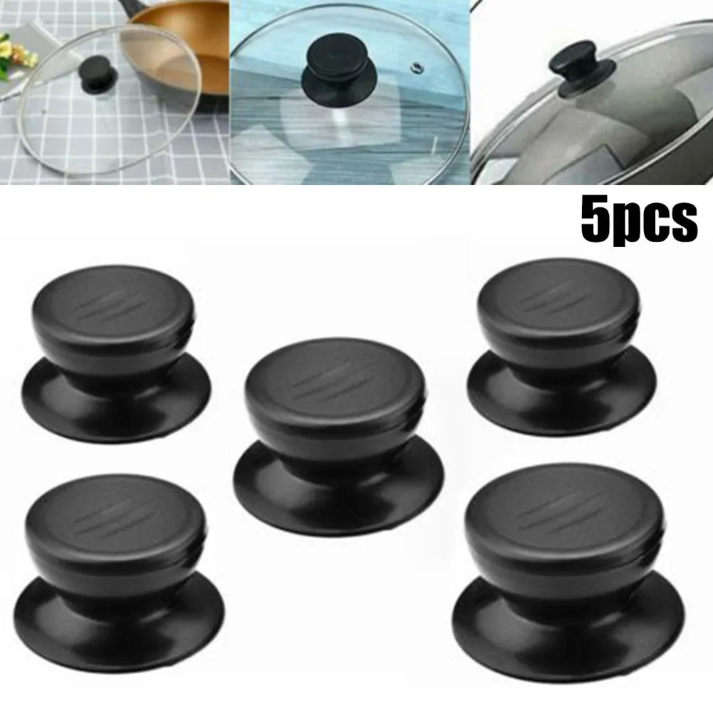 

5Pcs Cookware Pot Pan Lid Knob Lifting Handle Cover Hand Grip Saucepan Kettle Glass Lids Holding Part Kitchen Accessories