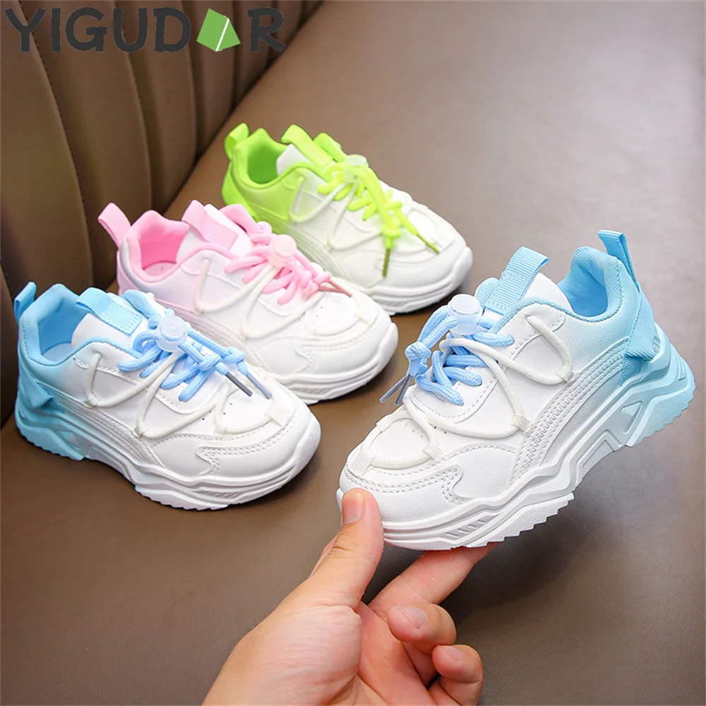 Children's Sneakers 2023 Autumn PU Leather Boys Casual Shoes School Girls White Shoes Gradient Color Fashion Kids Sneakers kids
Children's Sneakers 2023 Autumn PU Leather Boys Casual Shoes School Girls White Shoes Gradient Color Fashion Kids Sneakers kids