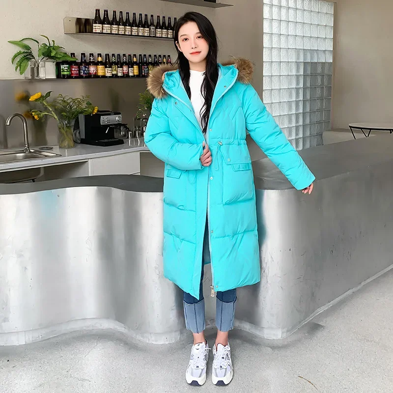 H Autumn Winter Loose Long Hooded With Fur Coat Jackets Thicken Warm Parka Women Casual Solid Color Outwear For Female
H Autumn Winter Loose Long Hooded With Fur Coat Jackets Thicken Warm Parka Women Casual Solid Color Outwear For Female