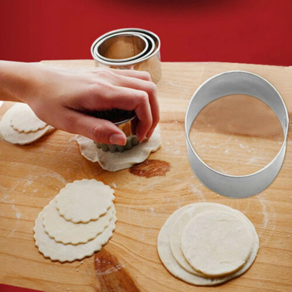 5pcs Fondant Pastry Stainless Steel Cutter Biscuit Baking Cake Cookie Round Mold
5pcs Fondant Pastry Stainless Steel Cutter Biscuit Baking Cake Cookie Round Mold