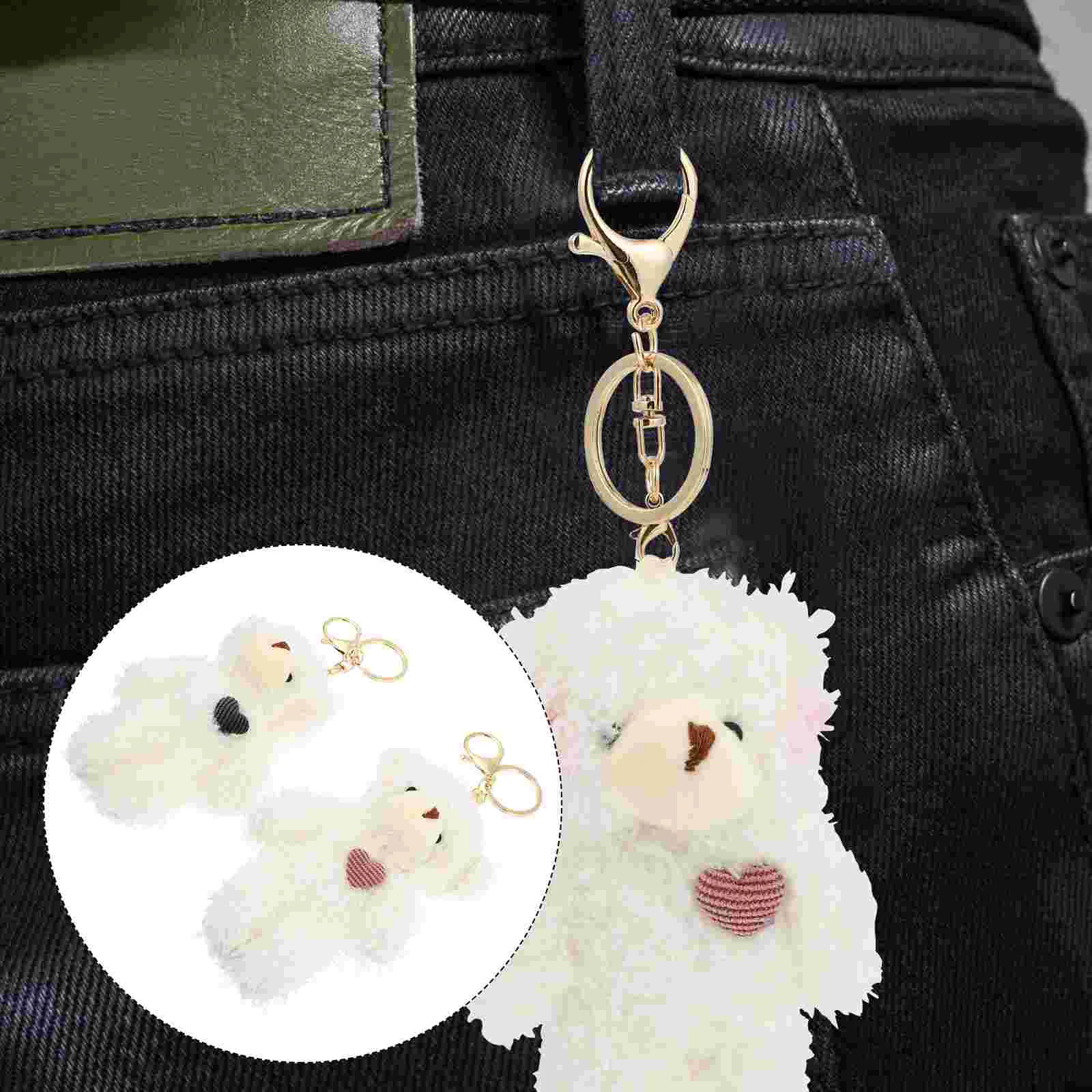 Bear Keychain Plush Key Chain Keyring Pendants Hanging Ring Decor Handbag Stuffed Bag Purse Ornament Doll Animal Couple Backpack
Bear Keychain Plush Key Chain Keyring Pendants Hanging Ring Decor Handbag Stuffed Bag Purse Ornament Doll Animal Couple Backpack