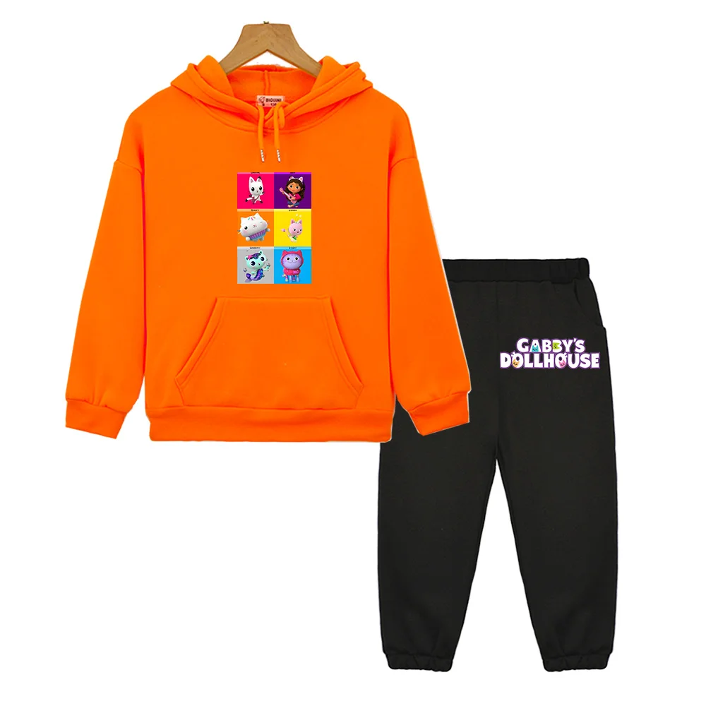 Gabbys Dollhouse Kids Fashion Clothes Baby Boys Outfits Cute Hoodie Teenage Girls Sweatshirt Pants 2pcs Set Children Long Sleeve
Gabbys Dollhouse Kids Fashion Clothes Baby Boys Outfits Cute Hoodie Teenage Girls Sweatshirt Pants 2pcs Set Children Long Sleeve