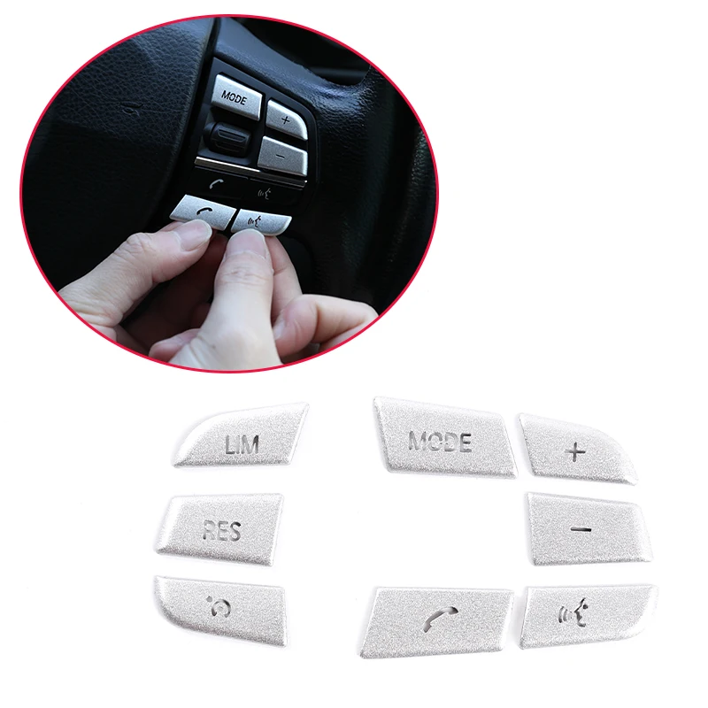 Steering Wheel Button Stickers For Bmw 5 Series Gt 7 Series Aluminum Car Steering Wheel Buttons Knob Trim Cover Car Accessories
Steering Wheel Button Stickers For Bmw 5 Series Gt 7 Series Aluminum Car Steering Wheel Buttons Knob Trim Cover Car Accessories