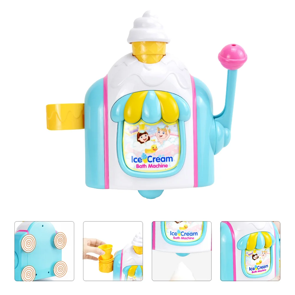 

Маленькие Игрушки для ванны, машина для производства пузырьков мороженого, детская игрушка, воздуходувка для детей из АБС-пластика