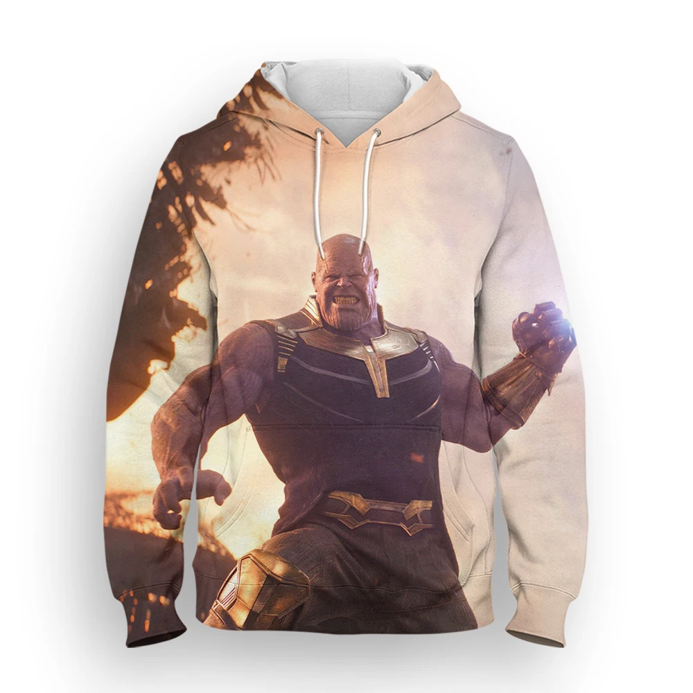 Men Clothes Marvel Thanos 3D Print Cool Women Hoodies Sweatshirt Fashion Streetwear Spring Autumn Children Tracksuit
Men Clothes Marvel Thanos 3D Print Cool Women Hoodies Sweatshirt Fashion Streetwear Spring Autumn Children Tracksuit