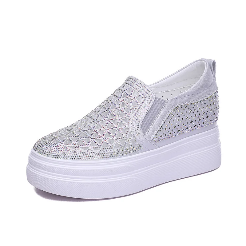 8cm Hollow Genuine Leather Women Summer Shoes Platform Sneakers Wedge Hidden Heel for Women Fashion Sneaker Slip on Slipon
8cm Hollow Genuine Leather Women Summer Shoes Platform Sneakers Wedge Hidden Heel for Women Fashion Sneaker Slip on Slipon