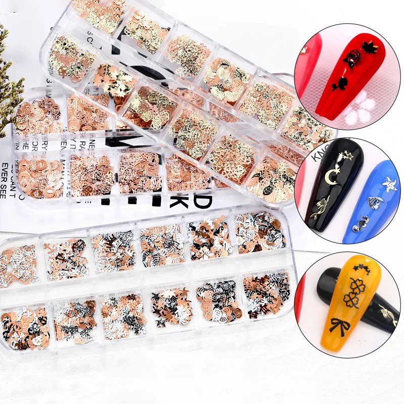 12 Grids Nail Art Glitter Fluorescence Hollow Circle Sequins Neon Round Nail Glitter Flakes 3D DIY Slice Nail Art Decorations
12 Grids Nail Art Glitter Fluorescence Hollow Circle Sequins Neon Round Nail Glitter Flakes 3D DIY Slice Nail Art Decorations