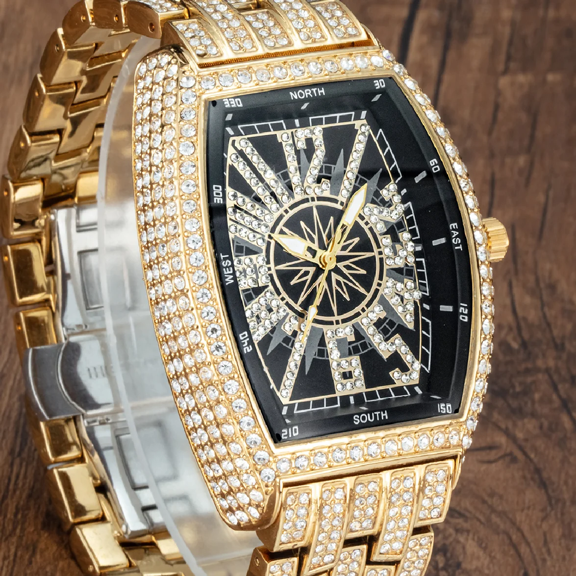 Hip Hop New New Watch For Men Luxury Moissanite Rose Gold Quartz Wristwatches Waterproof Big Dial Digital Male Clocks Jewelry
Hip Hop New New Watch For Men Luxury Moissanite Rose Gold Quartz Wristwatches Waterproof Big Dial Digital Male Clocks Jewelry