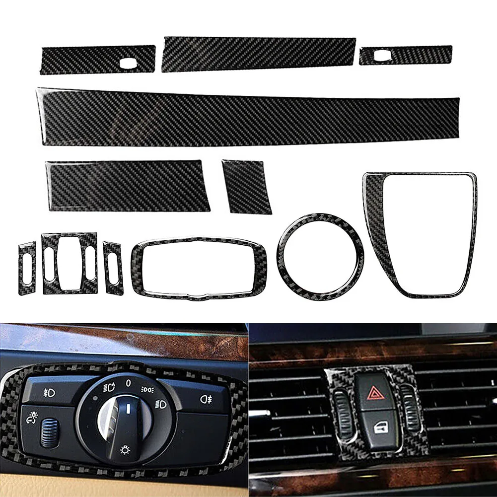 12 шт., декоративная накладка из углеродного волокна для BMW 5 серии E60 2004 2005 2006 2007 2008 2009 2010 
12 шт., декоративная накладка из углеродного волокна для BMW 5 серии E60 2004 2005 2006 2007 2008 2009 2010