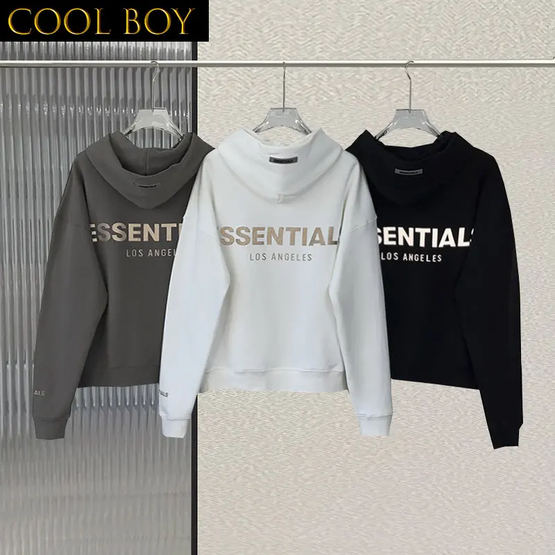 E BOY Fashion ESSENTIALS Hoodies Sweatshirts 3M Reflective Print Letters Hoodies Unisex Oversized Loose Hip Hop Cotton Pullover
E BOY Fashion ESSENTIALS Hoodies Sweatshirts 3M Reflective Print Letters Hoodies Unisex Oversized Loose Hip Hop Cotton Pullover