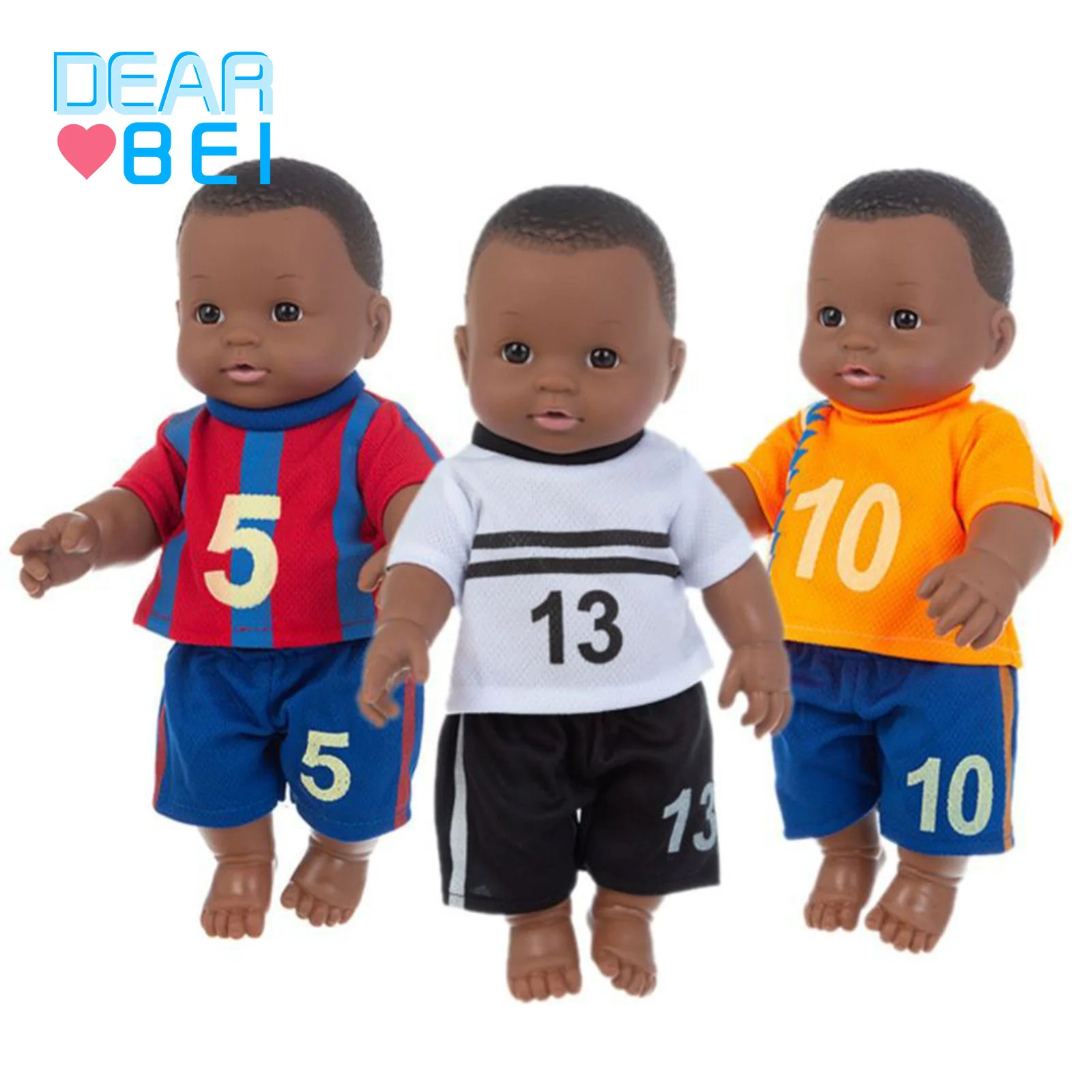 New 12 Inch American Boy Simulation Reborn Doll Basketball Suit T-shirt Shorts Set Children Toy Gifts Can Change Clothes Vinyl
New 12 Inch American Boy Simulation Reborn Doll Basketball Suit T-shirt Shorts Set Children Toy Gifts Can Change Clothes Vinyl