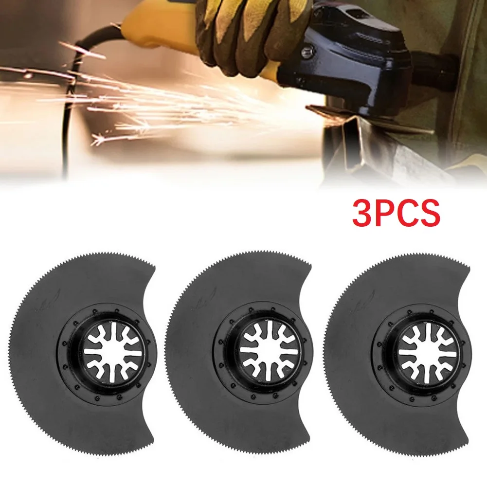 3pcs 88mm Flush Segment Oscillating Multi Tool High Carbon Steel Saw Blades For Renovator Cutting Wood Plastics Soft Metals
3pcs 88mm Flush Segment Oscillating Multi Tool High Carbon Steel Saw Blades For Renovator Cutting Wood Plastics Soft Metals