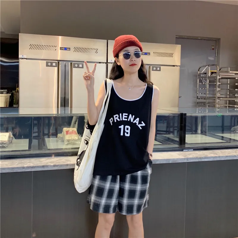 Solid Color Round Neck Sleeveless Sweatshirt Tank Top Sleeveless T-shirt Women Basketball Shirt Basketball Bungee Vest Tops
Solid Color Round Neck Sleeveless Sweatshirt Tank Top Sleeveless T-shirt Women Basketball Shirt Basketball Bungee Vest Tops