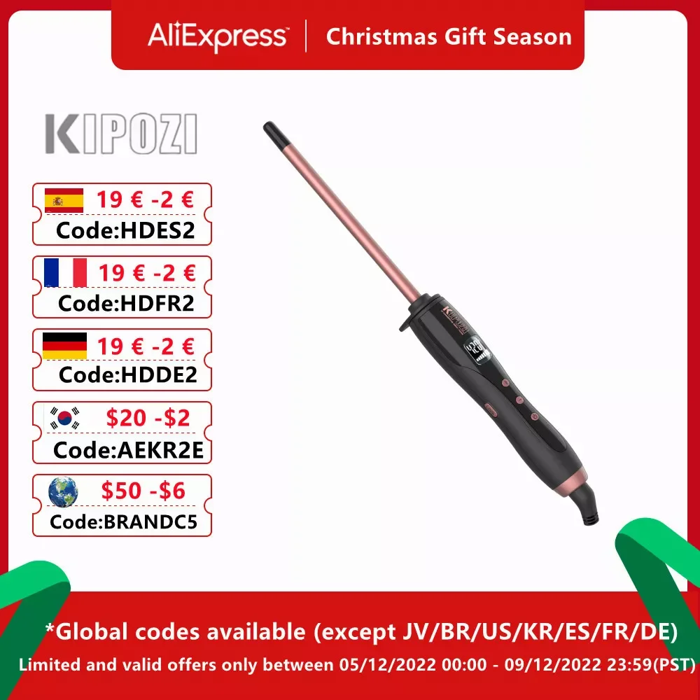 NEW2023 KIPOZ Chopstick Curling Wand 9mm Thin Hair Curl Iron Ceramic Barrel Curler with Adjustable Temperature Dual Voltage, Tra
NEW2023 KIPOZ Chopstick Curling Wand 9mm Thin Hair Curl Iron Ceramic Barrel Curler with Adjustable Temperature Dual Voltage, Tra