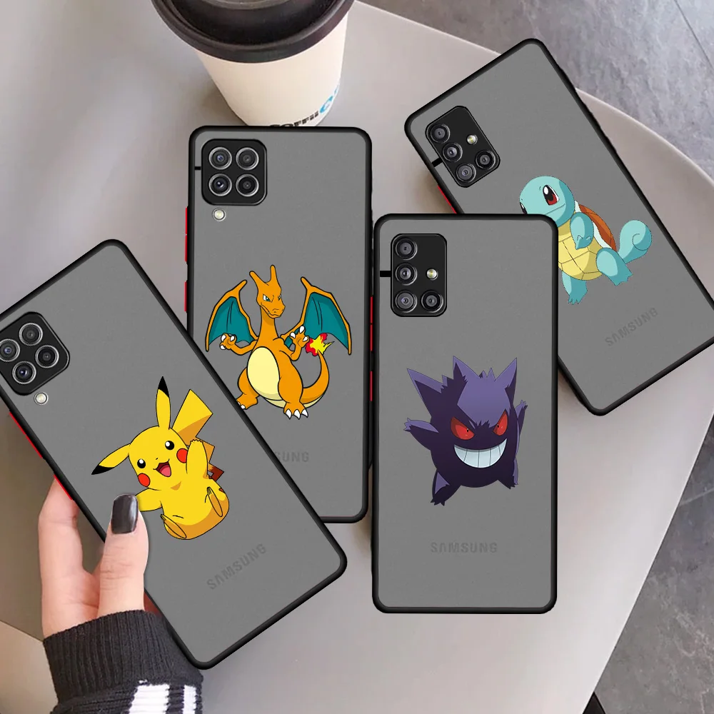 Cartoon Pokemon Matte Case For Samsung Galaxy A12 A52 A51 A53 A33 A71 A32 A31 A21 A70 A11 A22 Black Hard Phone Shell
Cartoon Pokemon Matte Case For Samsung Galaxy A12 A52 A51 A53 A33 A71 A32 A31 A21 A70 A11 A22 Black Hard Phone Shell
