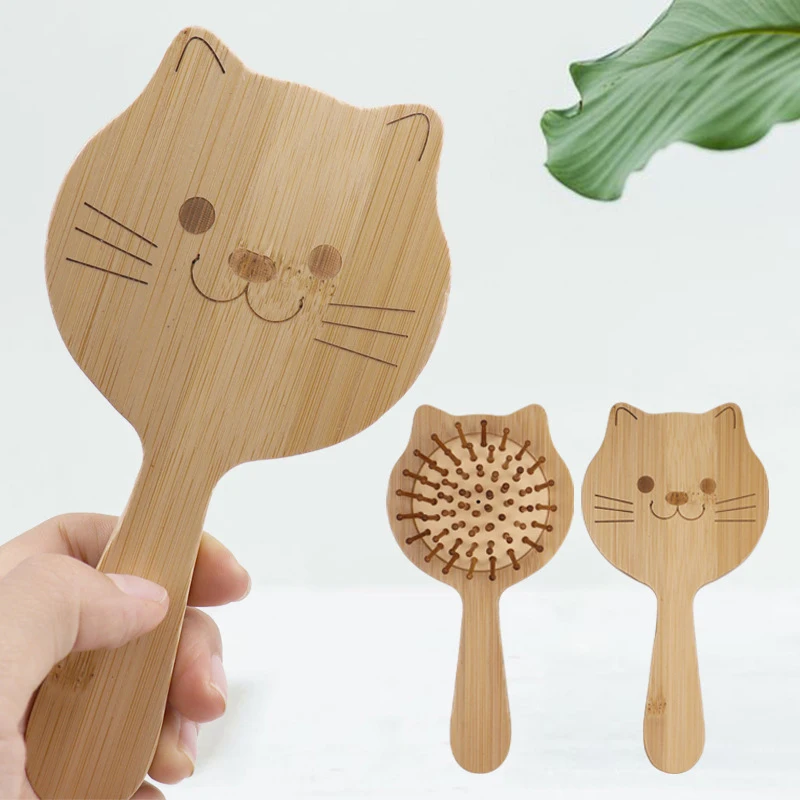 Cat Pattern Hair Comb Cute Cartoon Air Cushion Massage Comb Hard Hair Brush Solid Barber Hair Accessories
Cat Pattern Hair Comb Cute Cartoon Air Cushion Massage Comb Hard Hair Brush Solid Barber Hair Accessories