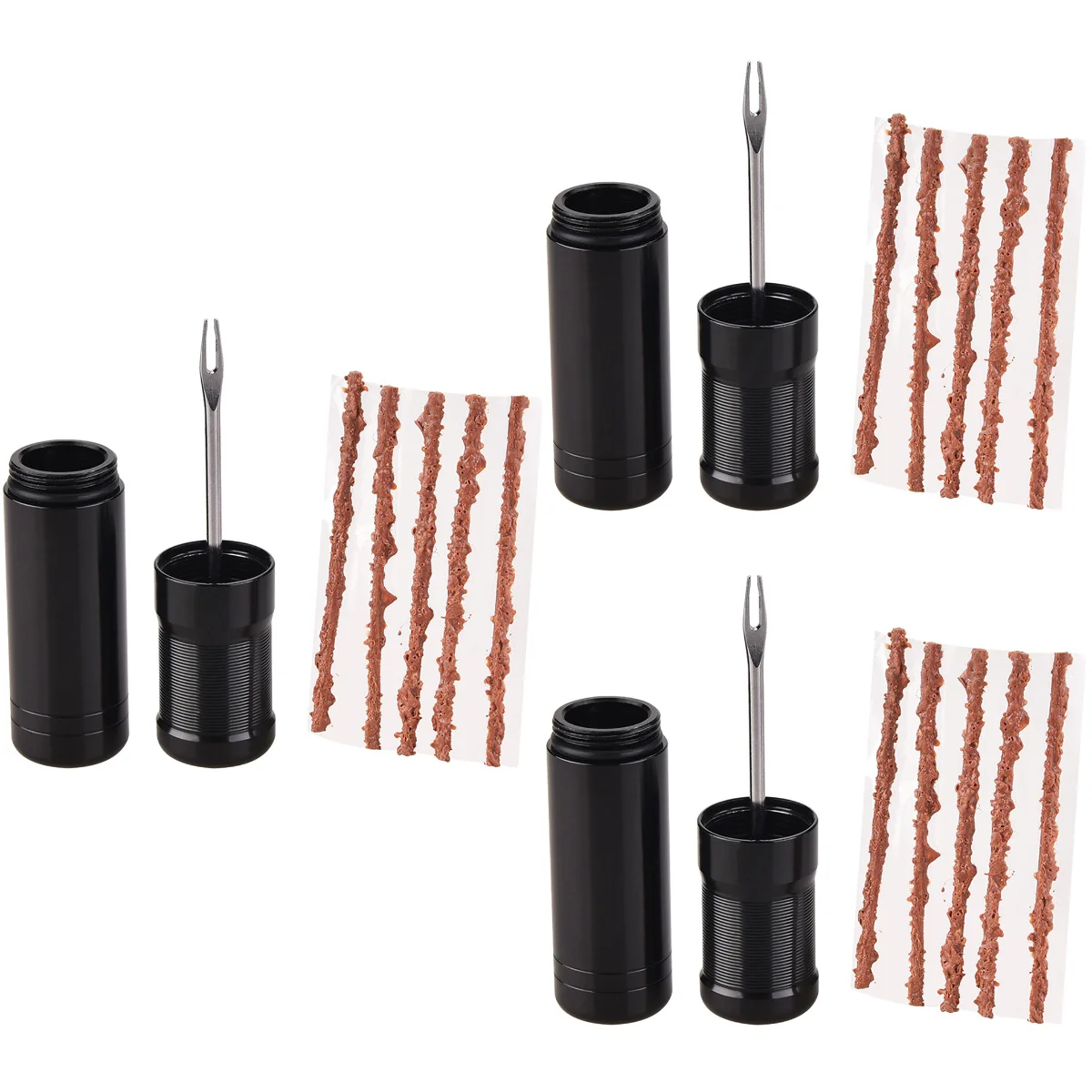 3 Sets of Tire Repair Kit Professional Rubber Repair Strip Cycling Tire Plug Kit Rubber Repair String
3 Sets of Tire Repair Kit Professional Rubber Repair Strip Cycling Tire Plug Kit Rubber Repair String