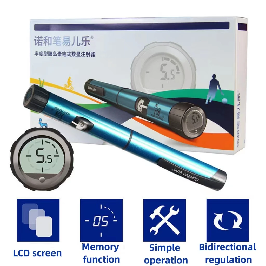 

Echo Children's Blood Sugar Memory Injection Pen NovoPen Semi-scale 0.5 Unit Children's Pen Novo Nordisk Insulin Pen for Child