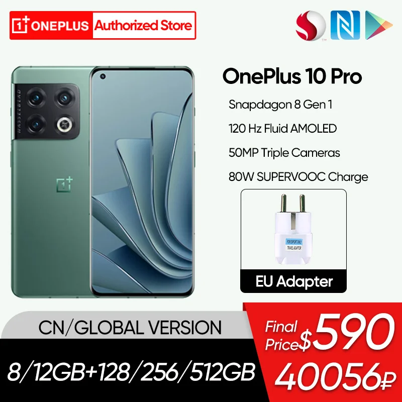 

Смартфон OnePlus 10 Pro глобальная версия, Snapdragon 8 Gen 1, 6,7 дюйма, 120 Гц, LTPO2, AMOLED, Восьмиядерный, 5000 мАч, 80 Вт