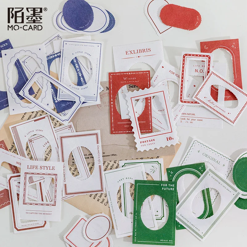 JIANWU 45 Sheets Simple Border Journal Decoration Memo Pad Creative Hollow DIY Scrapbooking Diary Note Material Paper Stationery
JIANWU 45 Sheets Simple Border Journal Decoration Memo Pad Creative Hollow DIY Scrapbooking Diary Note Material Paper Stationery