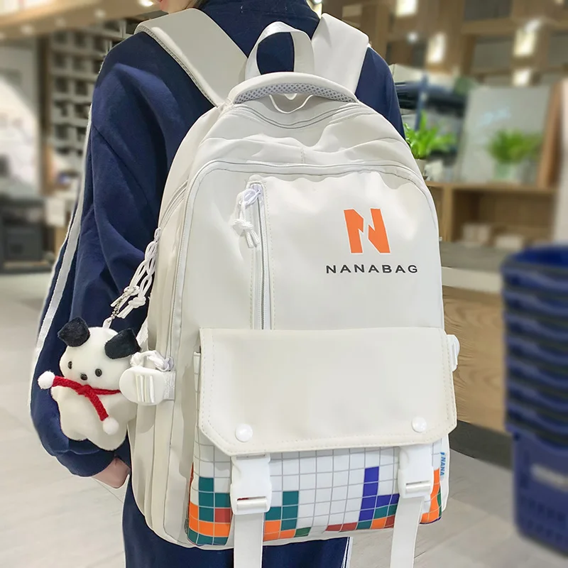 Girl Leisure High Capacity College Backpack Fashion Printing Lady Travel BookBag Trendy Female Cute Nylon Women Laptop SchoolBag
Girl Leisure High Capacity College Backpack Fashion Printing Lady Travel BookBag Trendy Female Cute Nylon Women Laptop SchoolBag