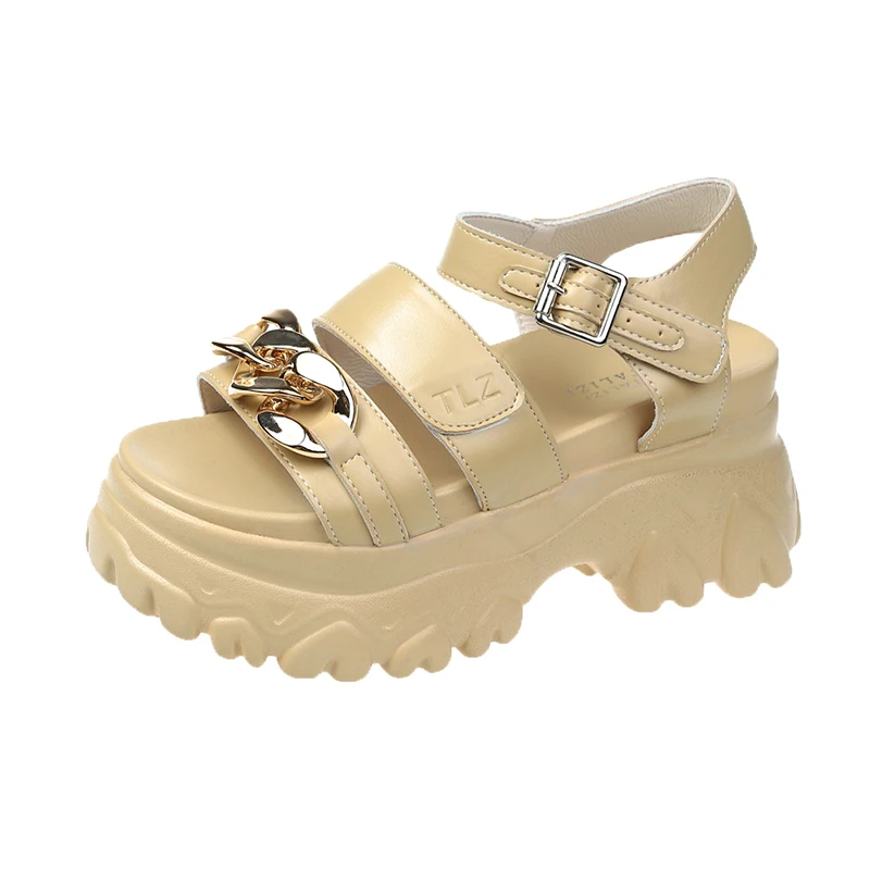 Chunky Platform Women Shoes 2022 New Spring Autumn Open Toe Sandals Casual Beach Slides Designer Slippers Chain Wedges Sandals
Chunky Platform Women Shoes 2022 New Spring Autumn Open Toe Sandals Casual Beach Slides Designer Slippers Chain Wedges Sandals