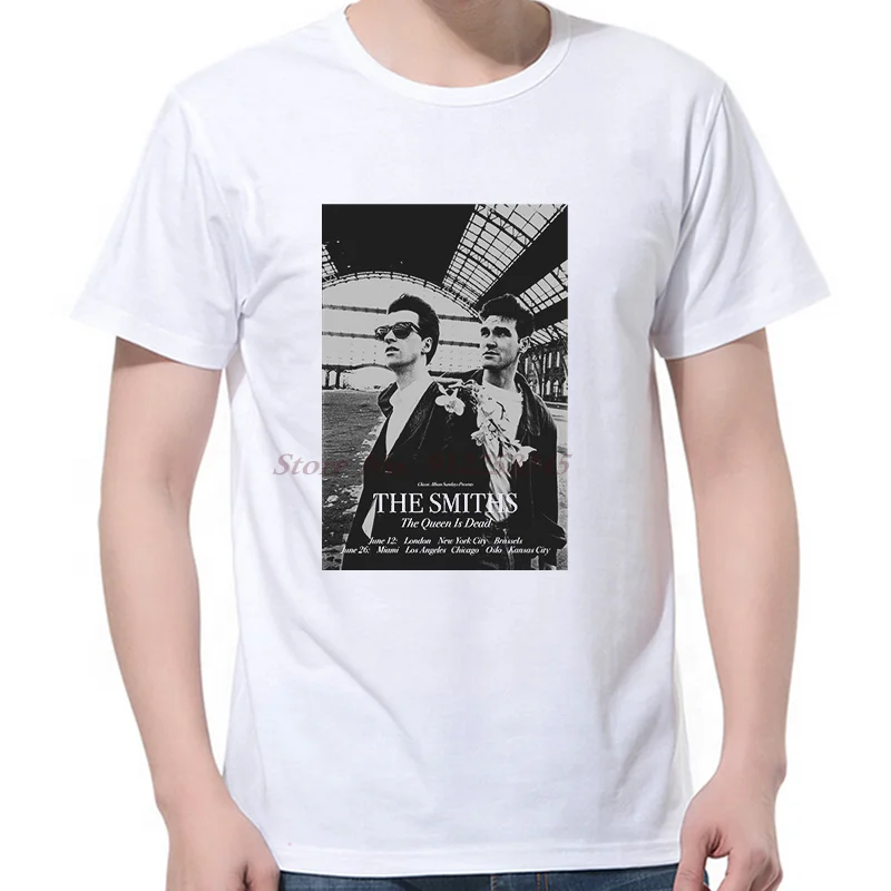 Smiths The Queen is Dead Morrissey Meat is Murder Rock Punk fashion graphic t shirts Summer Harajuku Streetwear Men's clothing
Smiths The Queen is Dead Morrissey Meat is Murder Rock Punk fashion graphic t shirts Summer Harajuku Streetwear Men's clothing